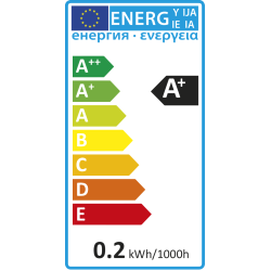  Natlampe LED med on/off 