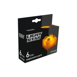 LIGHTSTAX 6STK. KLODSER, ORANGE