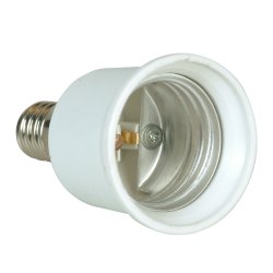 Sokkel konverter E14 konvenere til E27