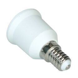 Sokkel konverter E14 konvenere til E27