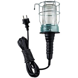 Arbejdslampe med gitter E27 IP54 