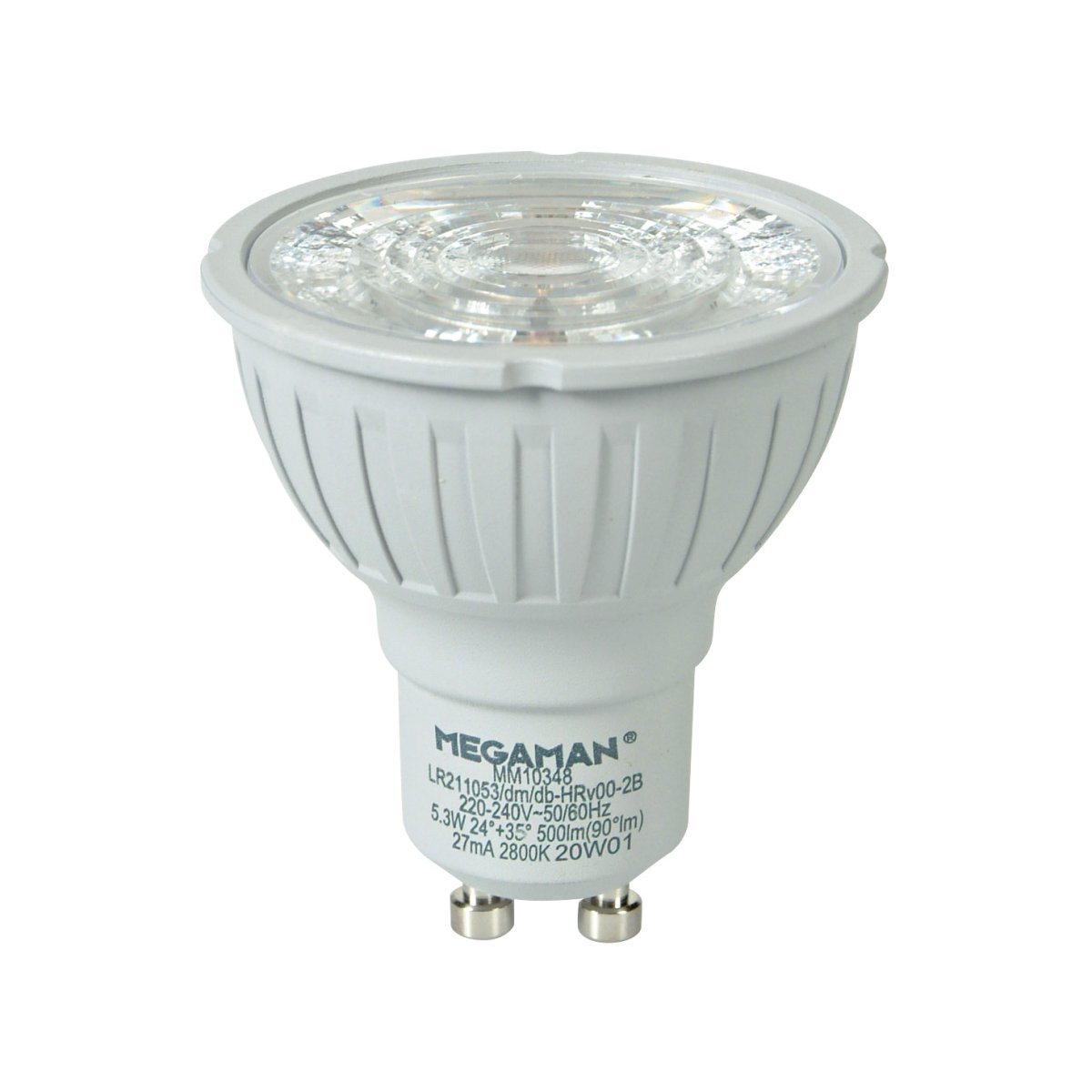 Led Par16 Gu10 5 3w 24 35° 550lm 2800k Dæmpbar Lyskilder Led