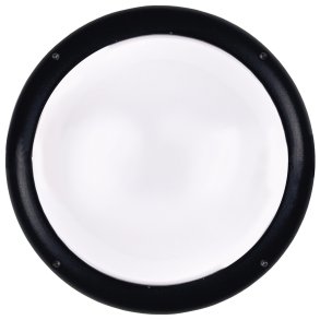 Vg og loft lampe E27 IP44 Sort