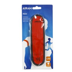 LED Lbelys til arm  Rdt sikkerhedslys  