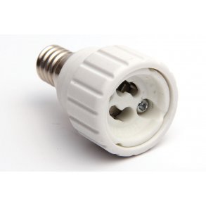 Sokkel konverter E14 konvertere til GU10 